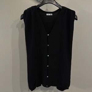 NWOT lot of 2: Dex Pleated Shoulder Pad button down Sweater size 2X